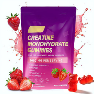 Gomitas de Creatina Monohidrato TK, las Más Vendidas, 60 Unidades, Mejoran la Memoria y el Sueño, 5000mg por Porción, Fuente Directa de Fábrica <span class=keywords><strong>para</strong></span> Mujeres - Product Image 1