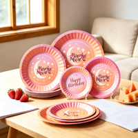 Offre Spéciale – Assiettes en Carton Jetables de Qualité Supérieure pour Dîner, Couverts de Cuisine Personnalisables, Vente en Gros en Vrac