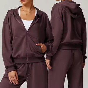 <span class=keywords><strong>Felpa</strong></span> da palestra <span class=keywords><strong>con</strong></span> <span class=keywords><strong>cappuccio</strong></span> Casual <span class=keywords><strong>elegante</strong></span> da donna <span class=keywords><strong>con</strong></span> <span class=keywords><strong>cappuccio</strong></span> in cotone di buona qualità - Product Image 4