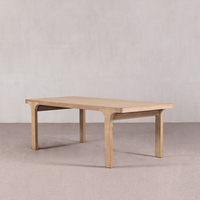 Ensemble de table à manger rustique fait main TAILAI FURNITURE avec 6 à 8 chaises, meubles en chêne massif de luxe, style antique
