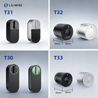 Liliwise Serrure Intelligente Go Smart Key Turner Tuya Ttlock Matter Euro Retrofit pour Serrure à Mortaise Multipoint EU