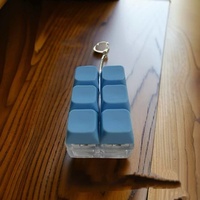 Viral Products 2026 Eco Friendly Keychain Beautiful Pastel Keycap Keychain Cute Keyboard Keychain on Junk Cases Charms