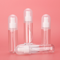 Emballage cosmétique de luxe OMI, flacon en plastique de 110 ml, base en verre PET, soin de la peau, vaporisateur pour le corps, pompe, recyclable, impression de logo