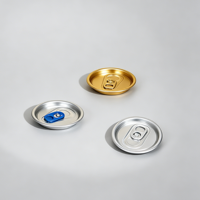 Capsules à anneau en aluminium personnalisées en gros, 202 Sot, pour couvercles de canettes de bière, de boissons et de boissons gazeuses, et pour scelleuses de canettes en aluminium et en PET