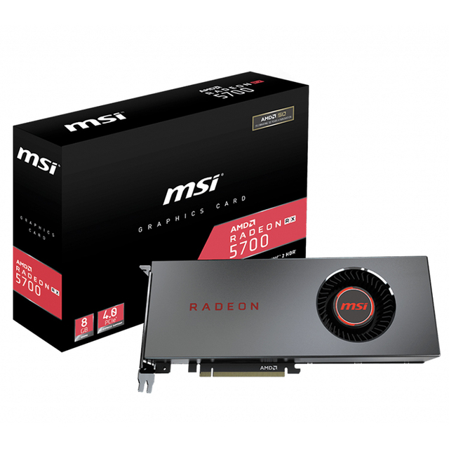 MSI AMD Radeon RX 5700 8G Used Gaming Graphics Card with 8GB GDDR6 256-bit Memory RX5700XT RX6700 RX6800 RX6800XT GPU Video Card