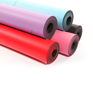 Produit fabriqué par <span class=keywords><strong>tapis</strong></span> de <span class=keywords><strong>yoga</strong></span> en polyuréthane PU <span class=keywords><strong>rose</strong></span> et noir - Product Image 5