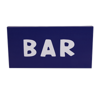 Enseigne de bar lumineuse LED bleu profond, murale, éclairée, pour pub, club et décoration de bar à domicile