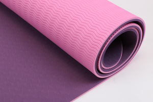 Besay Hot Sale Antislip Onschadelijk Dubbellaags Eco-Vriendelijke <span class=keywords><strong>Tpe</strong></span> <span class=keywords><strong>Yoga</strong></span> <span class=keywords><strong>Mat</strong></span> 6Mm - Product Image 3