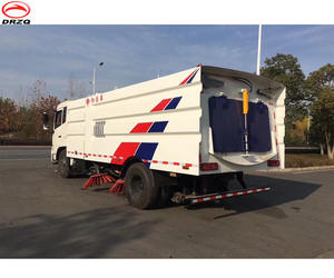 Camion de nettoyage urbain DongFeng personnalisé 4x2 à 6 roues, 5 m³, 7 m³, 10 m³, balayeuse à <span class=keywords><strong>balai</strong></span> mécanique - Product Image 4