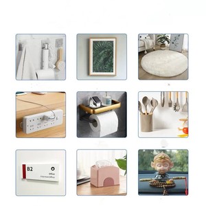 สติ๊กเกอร์ติดผนังอเนกประสงค์แบบไร้รอยต่อ แข็งแรง ทนทาน กันน้ำ โปร่งใส สำหรับแขวนผ้าขนหนู - Product Image 5