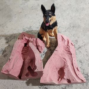 Molde de Estatua de Animal de Fundición de Concreto de Tamaño Natural Moldes de Animales de Fibra de Vidrio Águila León Moldes de Concreto para Adornos de Jardín - Product Image 5