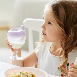 1 Vaso Divertido para Niños, Vaso de Entrenamiento para Bebés, para Jugo, Leche y Agua, Copas de Plástico para Fiestas de Cumpleaños - Product Image 1
