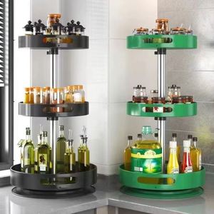 Support à <span class=keywords><strong>épices</strong></span> en métal rotatif à 2 niveaux à 360 degrés Organisateur Lazy Susan Turntable <span class=keywords><strong>pour</strong></span> comptoir Accessoires de cuisine Support de rangement - Product Image 6
