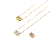 Collar de Cadena de Eslabones de Acero Inoxidable con Letra V para Mujer, Chapado en Oro de 18K, Resistente al Agua, Minimalista, 18 Pulgadas, Venta al por Mayor