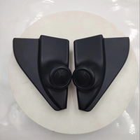 Cover Speaker Tweeter Pintu Depan Hitam Berkualitas Tinggi untuk Toyota Hilux 2015-2024 Grosir