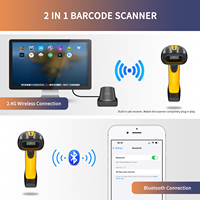 Netum RD Series Scanner industriel 1D/2D longue portée: RS232/USB/Blue Tooth Tri-Connect pour l'inventaire d'entrepôt