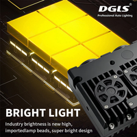 DGLS XT02 Phare LED universel 85W pour moto et camion, projecteur laser, double système de refroidissement