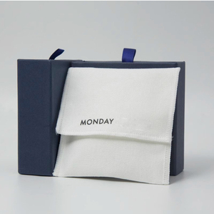 New Product Custom Logo Printed Cotton <b>Envelope</b> Dust Flap Packing Bag Recyclable <b>Envelope</b> <b>Gift</b> Jewelry Pouch - Product Image 2