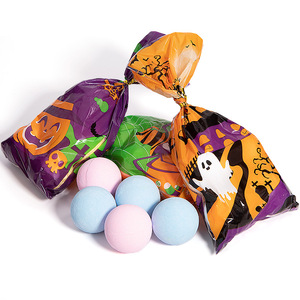Mini coffret de bombes de bain effervescentes naturelles et douces, format voyage, en vrac, pour Halloween, petits cadeaux pour invités - Product Image 3