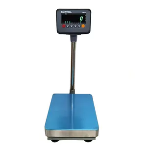 30*40cm 200kg 110-240V LED Green Word Weight Unit Kg European Standard Plug Platform Scale