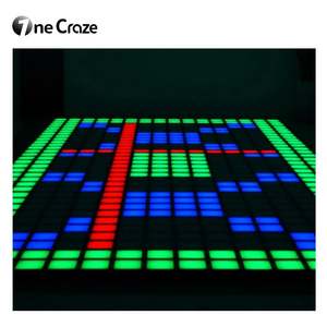 Nieuwe Digitale Interactieve <span class=keywords><strong>Game</strong></span> 30X30Cm Led Interactieve Lichtvloer Voor Kinderspellen En Jeux De Lumiere Activeren <span class=keywords><strong>Game</strong></span> Animatie Display - Product Image 1