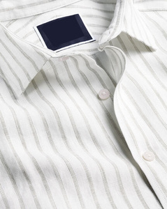 Camicie eleganti a maniche lunghe in <span class=keywords><strong>lino</strong></span> da uomo di ultima generazione di buona qualità all'ingrosso - Product Image 3