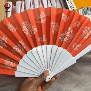 Bsbh Gepersonaliseerde Custom 23Cm <span class=keywords><strong>Plastic</strong></span> Handventilator Zomer Outdoor Handheld <span class=keywords><strong>Plastic</strong></span> Ventilator - Product Image 4