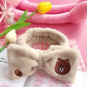 عصابات شعر كرتونية سميكة متعددة الألوان بالجملة للبالغين، إكسسوارات شعر لطيفة من الفانيلا المخملية للغسيل - Product Image 4