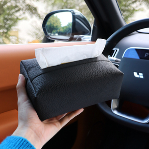 Support universel pour boîte à mouchoirs de <span class=keywords><strong>voiture</strong></span> YECAI en <span class=keywords><strong>cuir</strong></span>, boîte à papier écologique sans odeur pour véhicule, adapté à BYD Toyota Honda Tesla - Product Image 5
