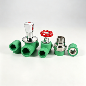 Válvula de cierre de agua PPR - Tamaños 20/25/32mm, vástago ascendente, cuerpo de cobre engrosado, núcleo de válvula de acero inoxidable duradero, estilo globo - Product Image 1