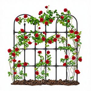 Valla de vidrio templado con revestimiento de PVC ecológico, personalizada en China, 14*83*83, OEM ODM, para patios y jardines - Product Image 1