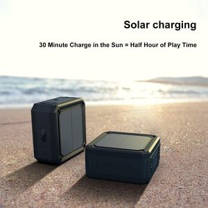 Haut-parleur solaire étanche IPX6, 15 heures <span class=keywords><strong>d</strong></span>'autonomie, basses stéréo riches, sortie 5W, antichoc, anti-poussière, pour la maison et l'extérieur - Product Image 3