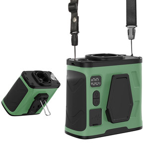 Ventilador Portátil de Cintura y Cuello, Naranja, 12H de Batería, Inalámbrico, Refrigeración para Exteriores - Product Image 3