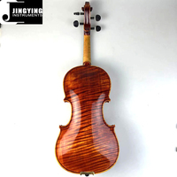2025 Jingying Instruments à cordes, JYVL-P200 haut de gamme fait à la main en épicéa alpin violon planche unique flammé professionnel érable violon