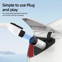 Adaptateur de charge EV Plug and Play GB/T vers Type 1, connecteur de charge AC J1772 GBT, utilisation facile pour les véhicules électriques standard américains 7kW 220V