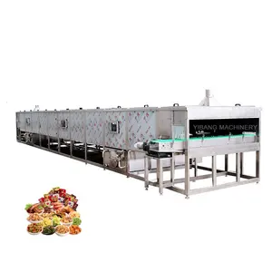 Tự Động Phun Nước Làm Mát Nóng Lên Đường Hầm Pasteurizer Chai Nước Sốt Máy Khử trùng