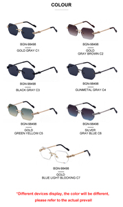 Lunettes <span class=keywords><strong>de</strong></span> <span class=keywords><strong>soleil</strong></span> tendance Partagas pour hommes, monture polygonale sans bords, tête <span class=keywords><strong>de</strong></span> léopard, protection UV400, personnalisables avec logo, vente en gros - Product Image 5
