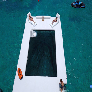 Relaxing Inflatables Sofa Chair Pool Float Water Play Equipment Lounges Floating Island Inflatable Pontoons - Product Image 5