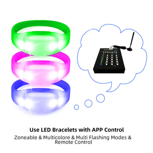 Pulsera LED Xyloband Enjoy Company Pulsera App Control Pulsera LED Coldplay Pulseras de concierto Pulseras Led para eventos - Product Image 3