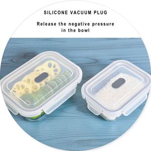 Customizable Large Capacity Rectangular Glass Food Container Airtight Lunch Box for Microwave Use for Food Preservation - Product Image 4