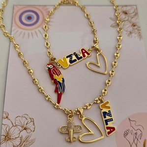 Collar con Colgante Estilo Venezuela, con Cadena de Eslabones para Hombre y Mujer, Diseño de Mapas de Venezuela, Regalo de Joyería - Product Image 4