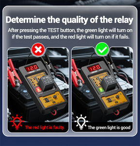 Direktvertrieb 12V/24V Universal 4-Pin/5-Pin Kfz-Relais-<span class=keywords><strong>Tester</strong></span> Batterie Digital-Anzeige-<span class=keywords><strong>Tester</strong></span> Relais-Analysator - Product Image 5
