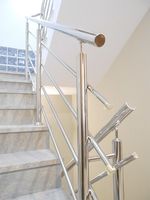Système de garde-corps modulaire en acier inoxydable préfabriqué pour escaliers intérieurs, barres de garde-corps pour balcons