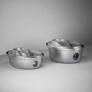 Automatische waterdispenser voor huisdieren van roestvrij staal, capaciteit 2 liter, oplaadbaar, meerlaagse filtratie, waterstandvenster, eenvoudige bewaking - Product Image 3