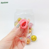 Bonbons Gommeux Multicolores en Forme d'Œil d'Araignée Marque SuperLoves, Saveur Fruitée, Goût Sucré, Idéal pour les Fêtes, Vente en Gros, Boîte Halal