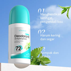 Bpom Aprobado KORMESIC 50ml Desodorante líquido a base de hierbas Roll-On Venta al por mayor Hidratante Refrescante Fragancias de menta fresca - Product Image 4