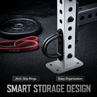 Plataforma de Entrenamiento Modular Multifuncional Comercial, Plataforma de Gimnasio de Hierro Resistente Tipo Monkey Bar para Brazos y Tríceps, Centro de Fitness