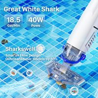 Aspirateur de piscine portatif rechargeable puissant avec perche télescopique, autonomie de 60 minutes et forte aspiration pour un nettoyage en profondeur de la piscine