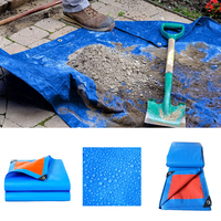 Bâche imperméable professionnelle en polyéthylène, bâche robuste pour tente de camping et abri extérieur, protection imperméable