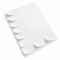 Papier autocollant vierge en feuille entière, vinyle imprimable, étiquette adhésive pour feuilles d'étiquettes d'expédition